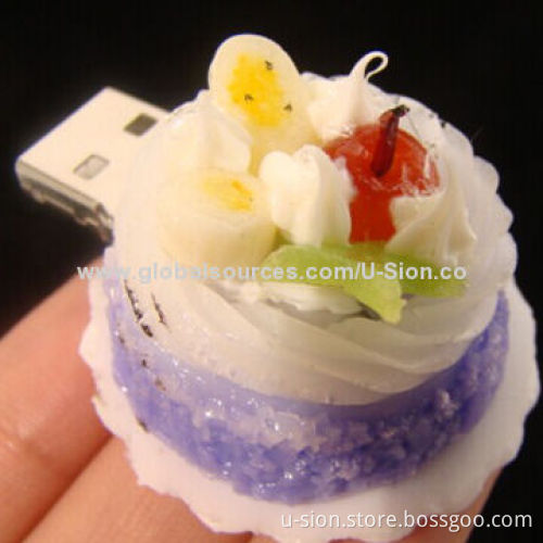 Delicious Food USB Flash Drive, 3-year Warranty, Supports Microsoft's Windows Vista ReadyBoost